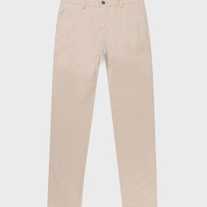 Mens Sunspel Slim Fit Chinos US 33X34 Light Stone